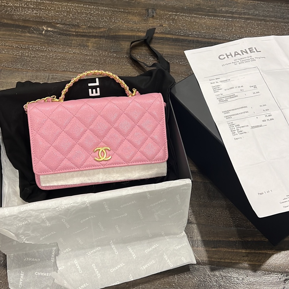 ‼️SOLD‼️CHANEL CAVIAR WOC TOP HANDLE